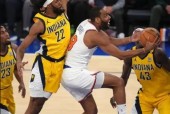 今日nba东决步行者114-109击败尼克斯 西亚卡姆39分布伦森36分11助