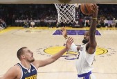 NBA常规赛约基奇34+13+8 詹眉低迷 掘金第三节净胜22分&送湖人2连败