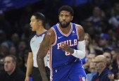 NBA常规赛乔治15+9 鲍尔38+8 米勒22+7 76人加时力克黄蜂