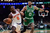 nba季后赛东部半决赛尼克斯108-105逆转凯尔特人 布伦森29分塔图姆23分16板