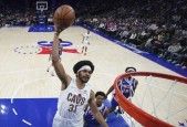 NBA常规赛米切尔准三双 加兰25+6 麦凯恩34+10 骑士擒残阵76人迎13连胜