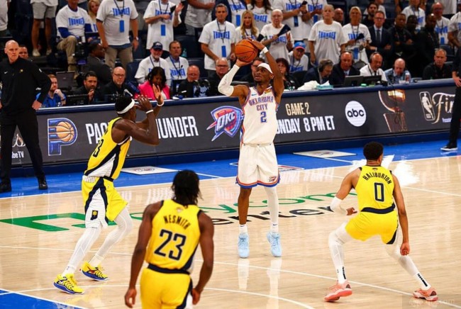 nba总决赛雷霆123-107大胜步行者